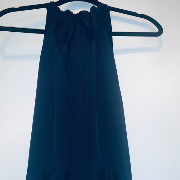 NWT Tahari ASL halter dress, a-line, mid-length, special occasion, Navy, size 10 - Picture 10 of 10